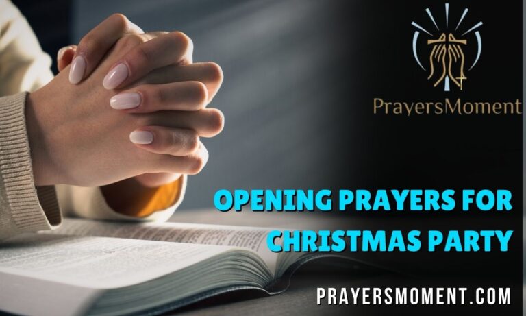 Opening Prayers for Christmas Party