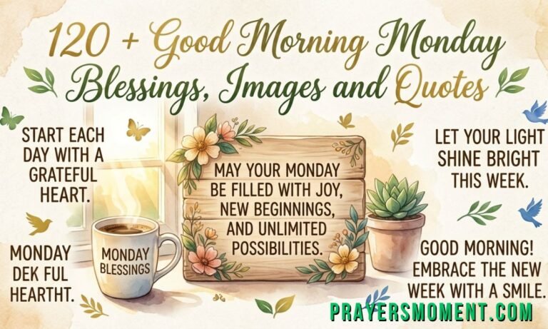 120 + Good Morning Monday Blessings, Images and Quotes