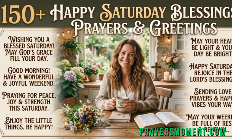 150+ Happy Saturday Blessings, Prayers & Greetings with Images