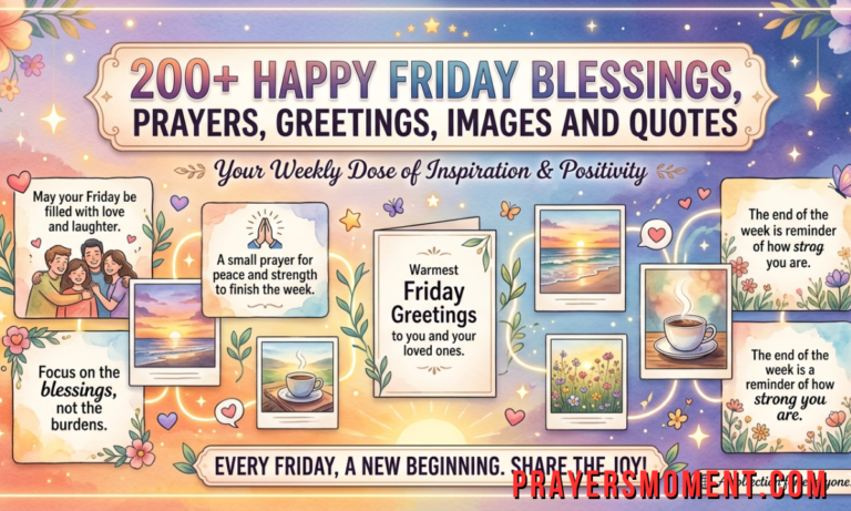 200+ Happy Friday Blessings, Prayers, Greetings, Images and Quotes