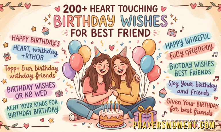 200+ Heart Touching Birthday Wishes for Best Friend