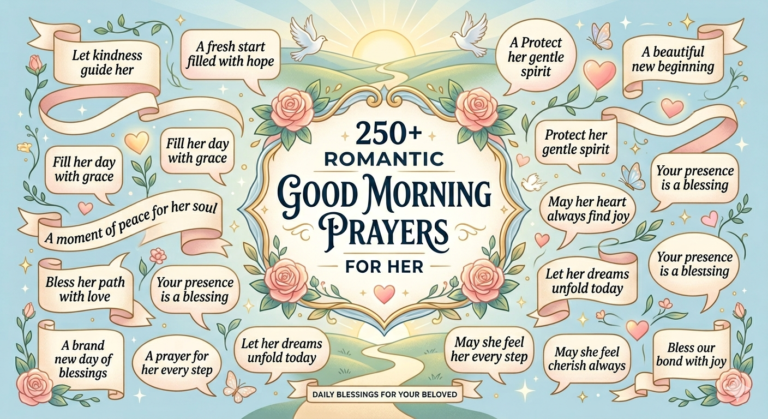 250+ Romantic Good Morning Prayers for Her