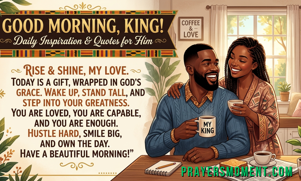 African American Good Morning Quotes for Him