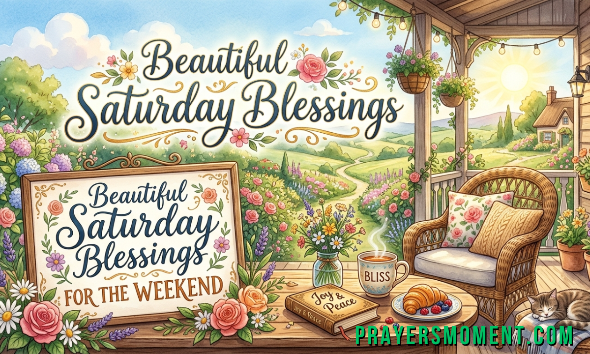 Beautiful Saturday Blessings for the Weekend