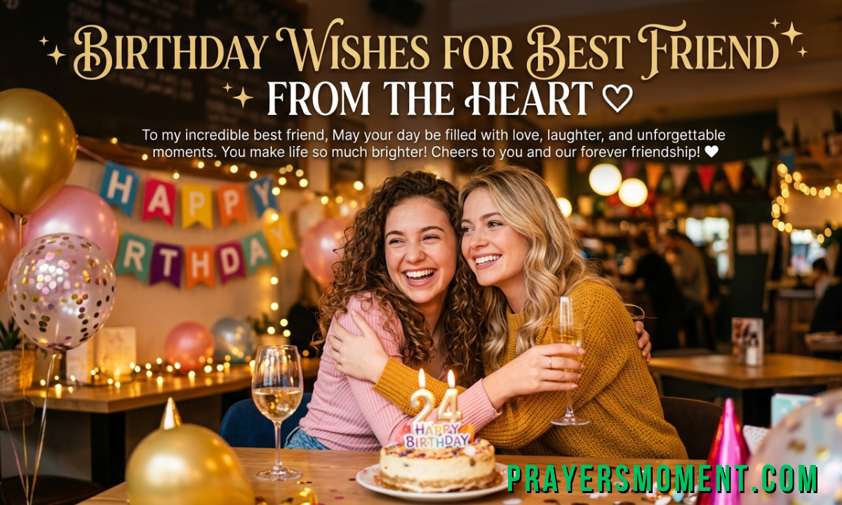 Birthday Wishes for Best Friend from the Heart