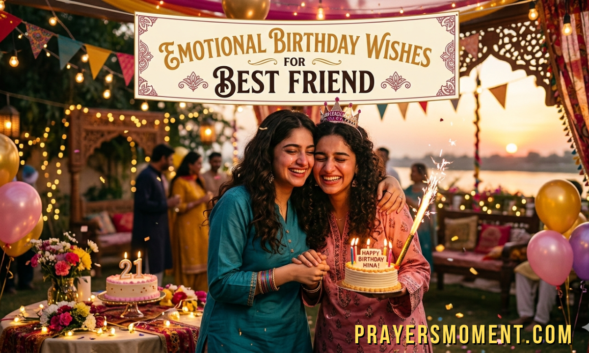 Emotional Birthday Wishes for Best Friend