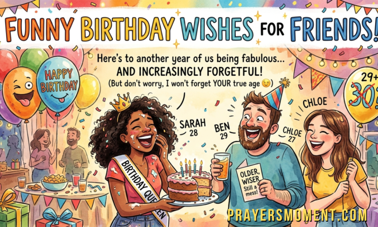 Funny Birthday Wishes for Friends