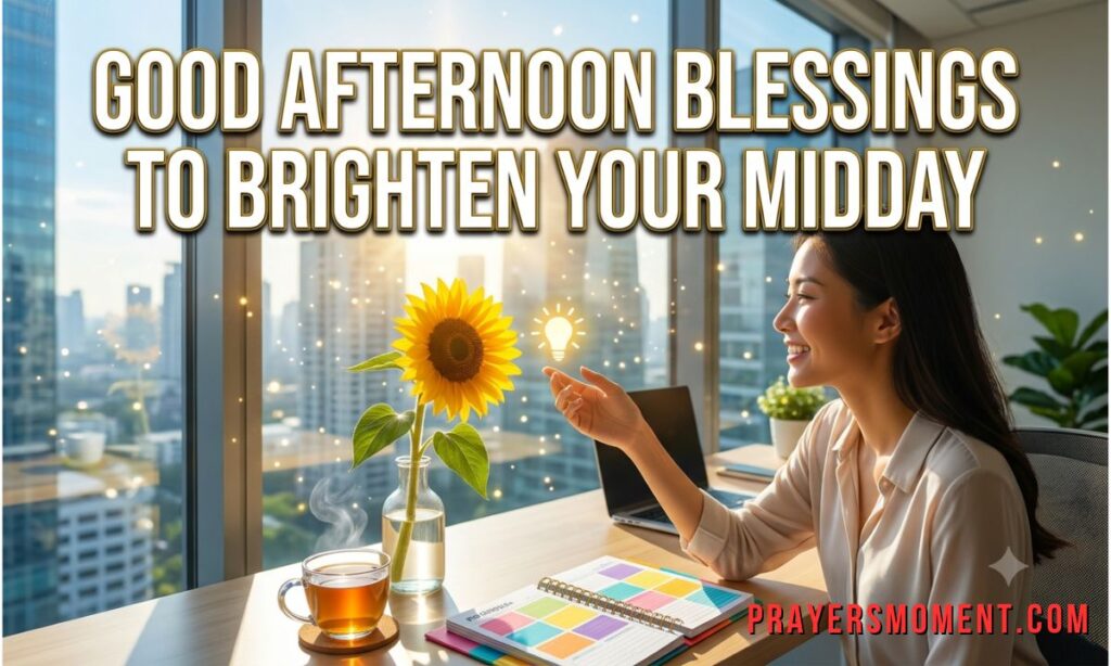 Good Afternoon Blessings to Brighten Your Midday
