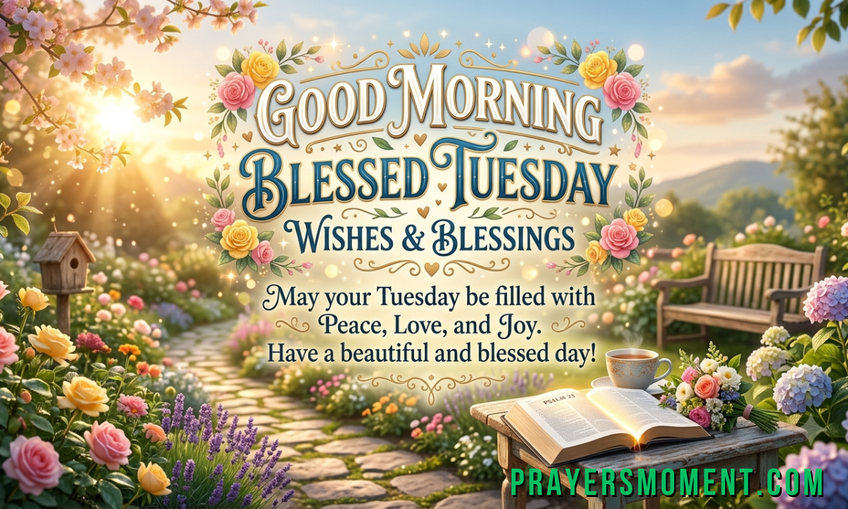 Good Morning Blessed Tuesday Wishes and Blessings