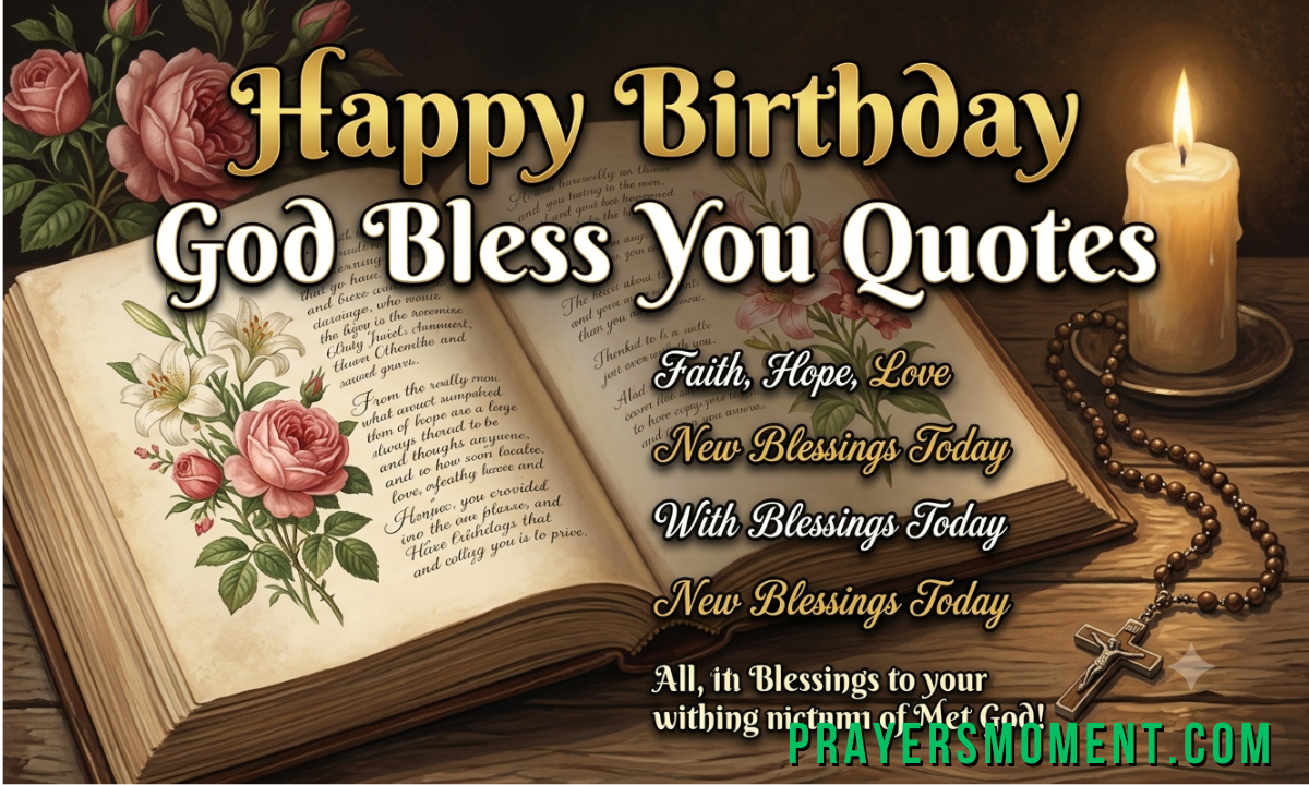 Happy Birthday God Bless You Quotes