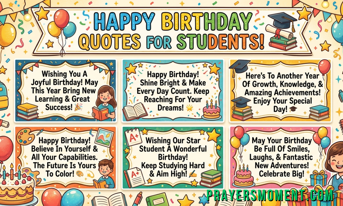 Happy Birthday Quotes for Students