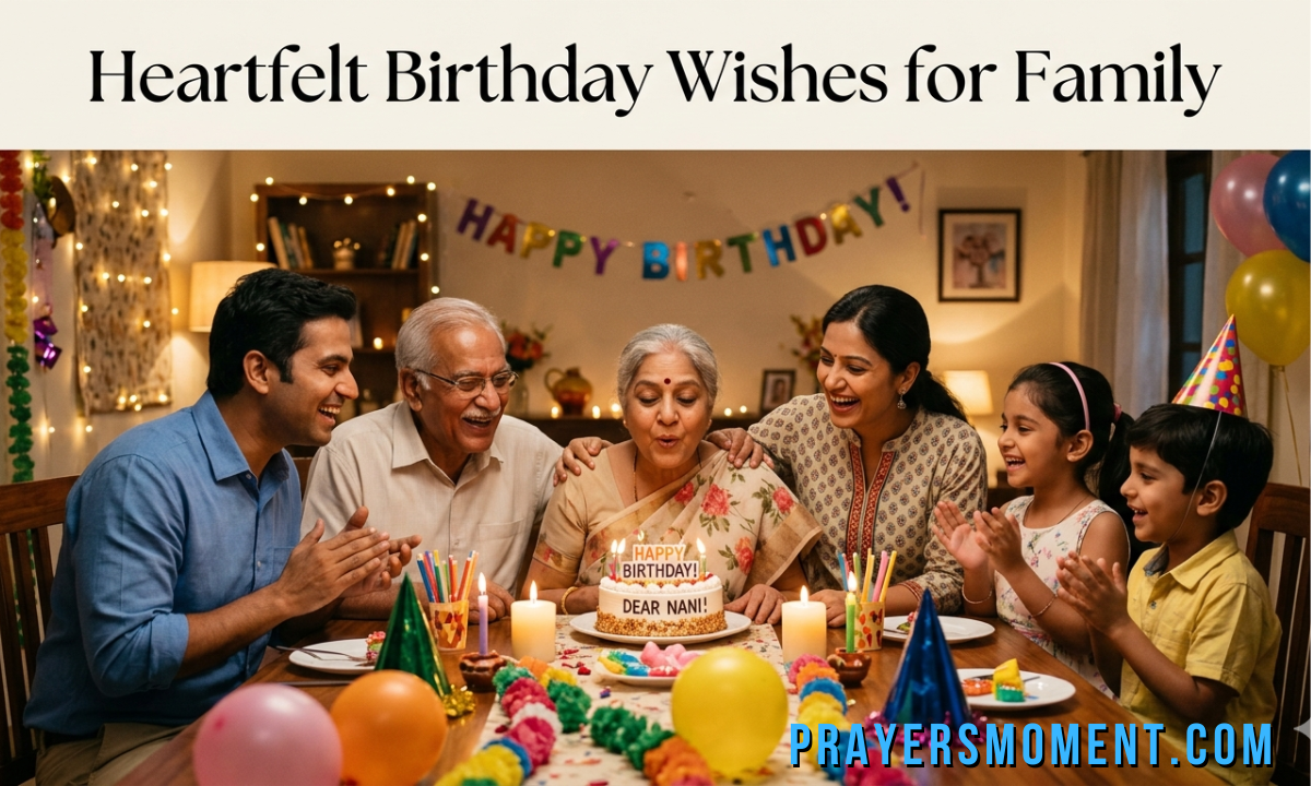 Heartfelt Birthday Wishes for Family