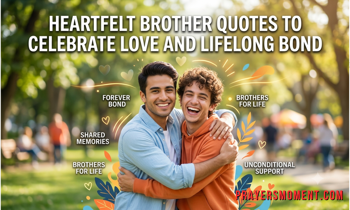 Heartfelt Brother Quotes to Celebrate Love and Lifelong Bond