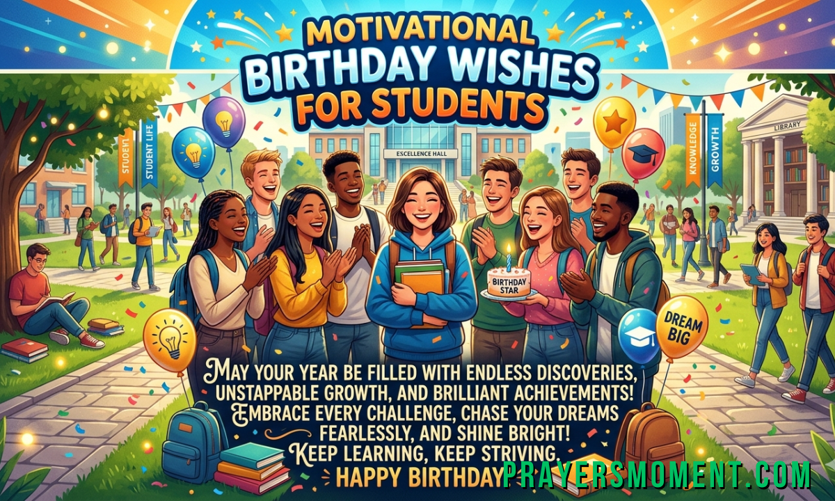 Motivational Birthday Wishes for Students