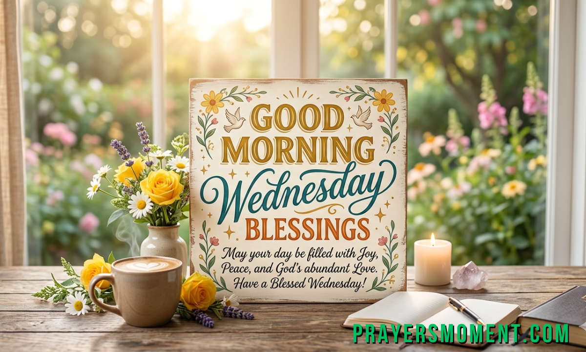 Positive Good Morning Wednesday Blessings