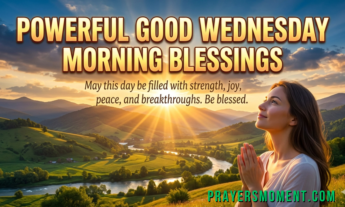 Powerful Good Wednesday Morning Blessings