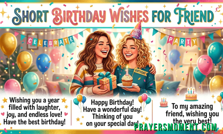 Short Birthday Wishes for Friend