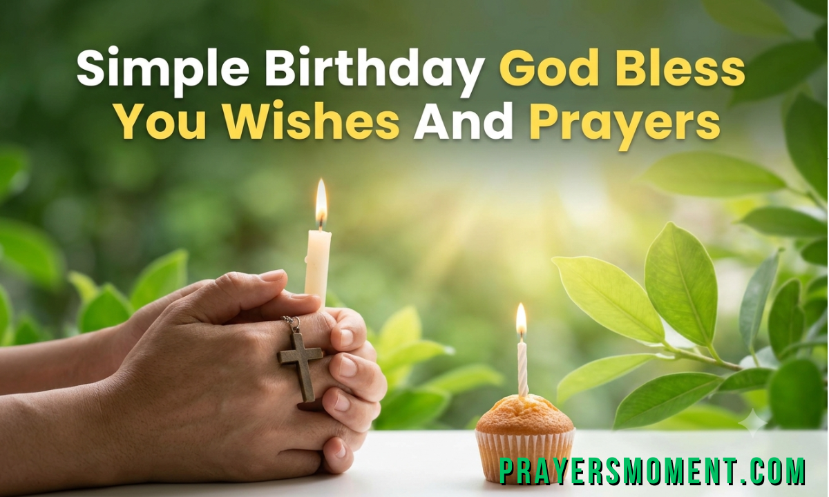 Simple Birthday God Bless You Wishes And Prayers