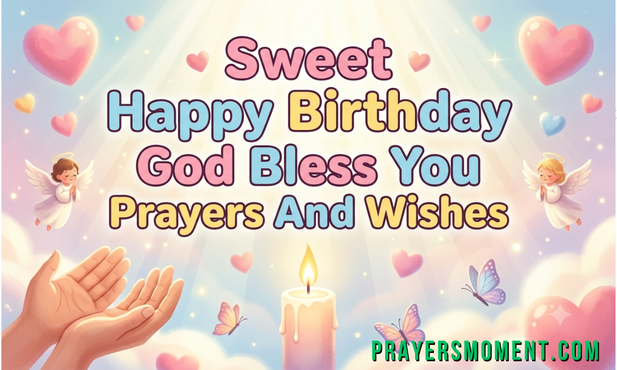 Sweet Happy Birthday God Bless You Prayers And Wishes