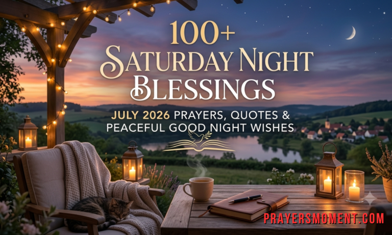 100+ Saturday Night Blessings for July 2026 Prayers, Quotes & Peaceful Good Night Wishes