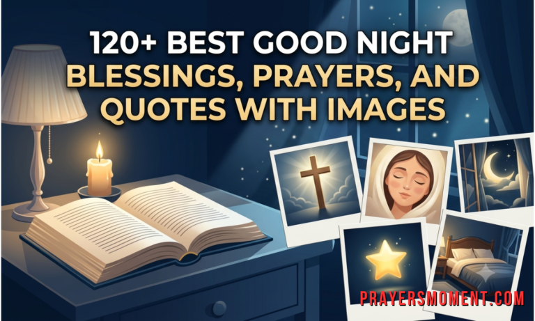 120+ Best Good Night Blessings, Prayers, and Quotes with Images