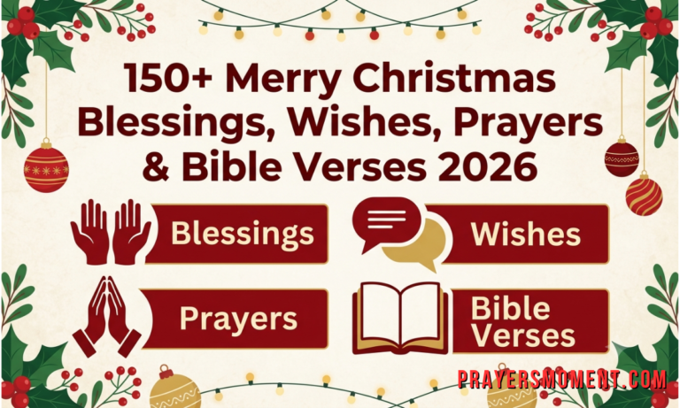 150+ Merry Christmas Blessings, Wishes, Prayers & Bible Verses 2026