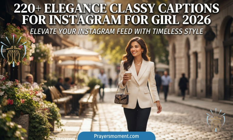 220+ Elegance Classy Captions for Instagram for Girl 2026