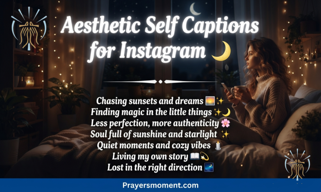 Aesthetic Self Captions for Instagram