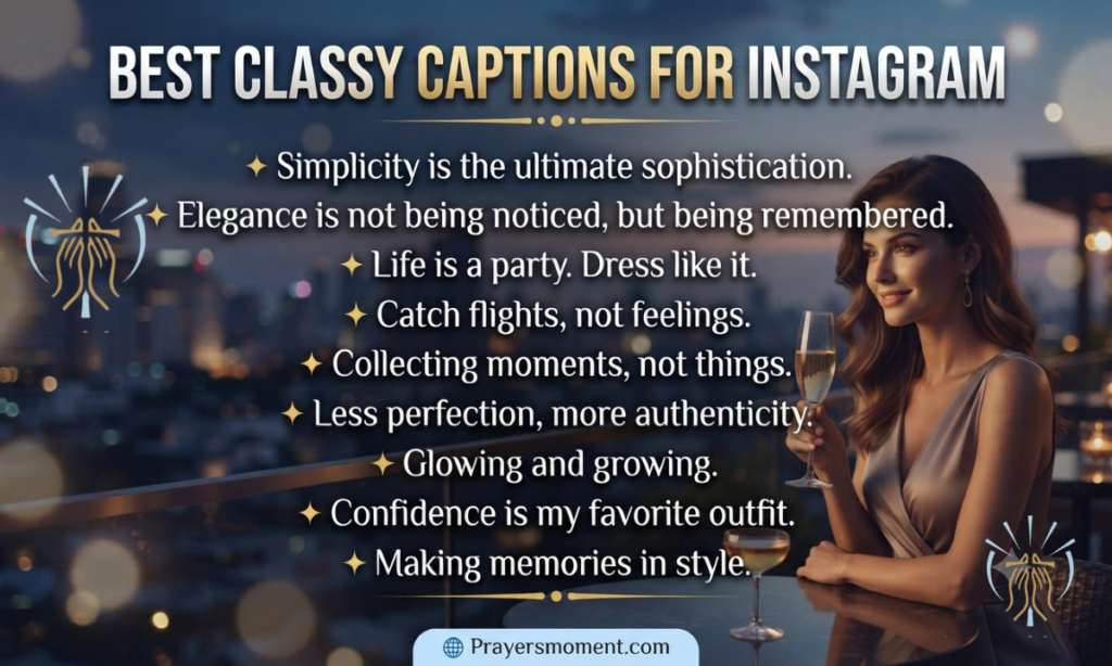 Best Classy Captions for Instagram