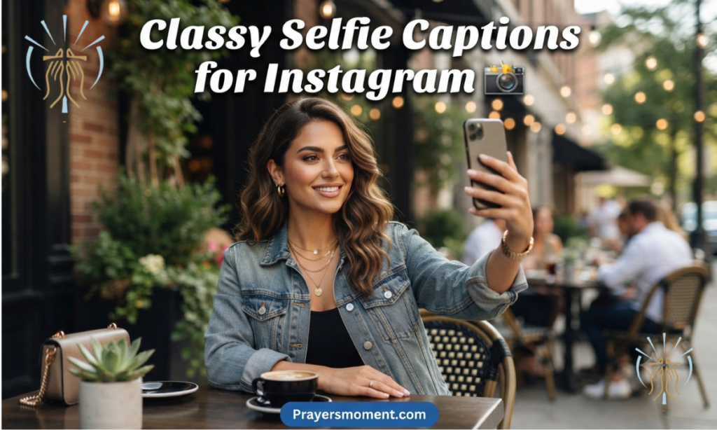 Classy Selfie Captions for Instagram