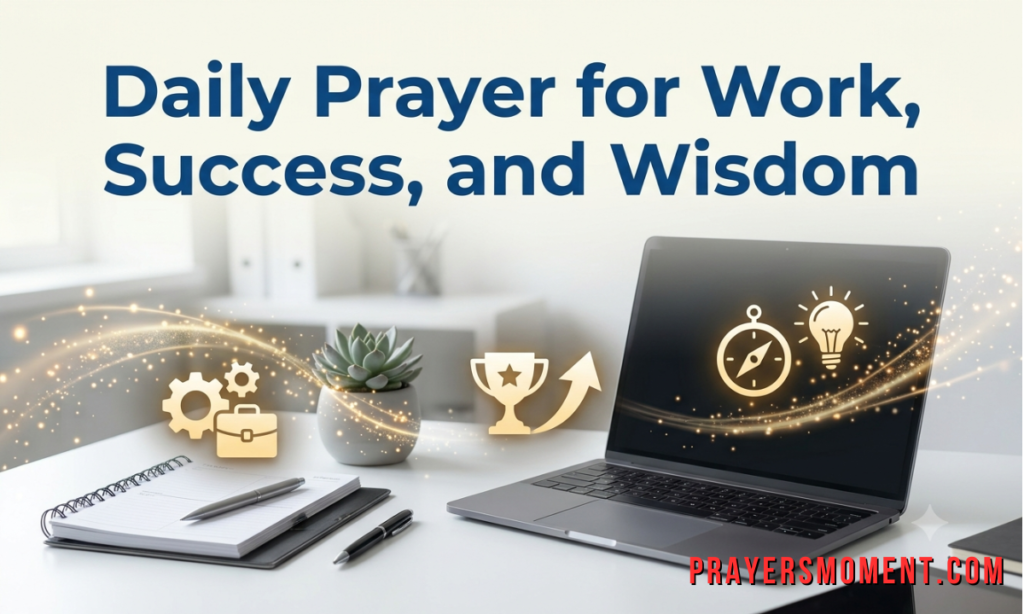 Daily Prayer for Work, Success, and Wisdom