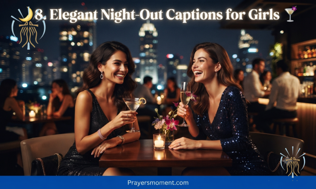 Elegant Night-Out Captions for Girls