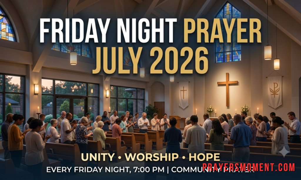 Friday Night Prayer for July 2026