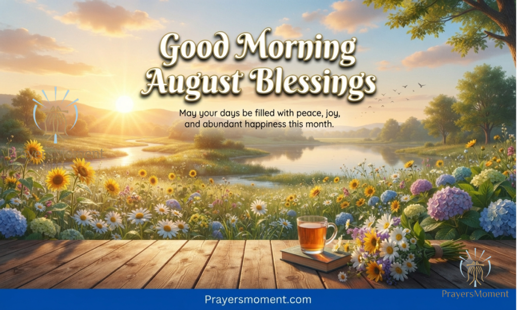 Good Morning August Blessings