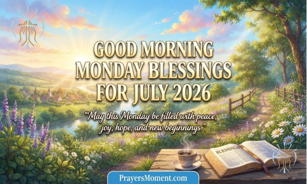 Good Morning Monday Blessings for July 2026