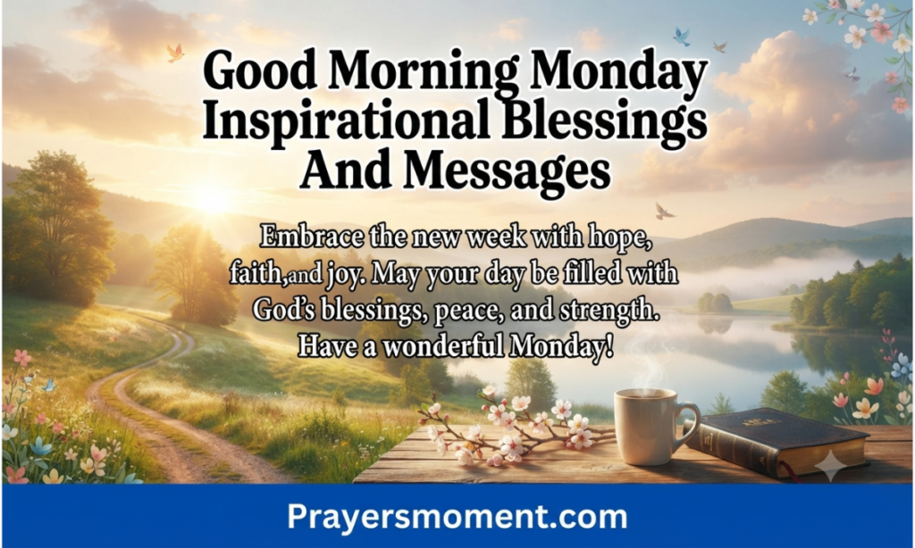 Good Morning Monday Inspirational Blessings And Messages