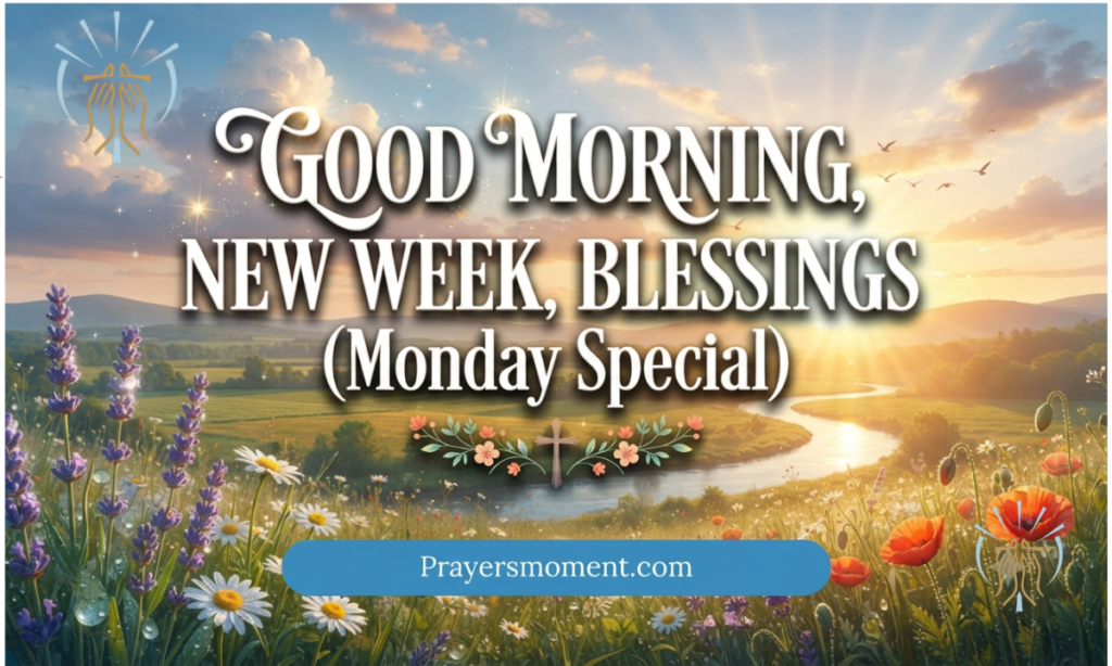 Good Morning, New Week, Blessings (Monday Special)
