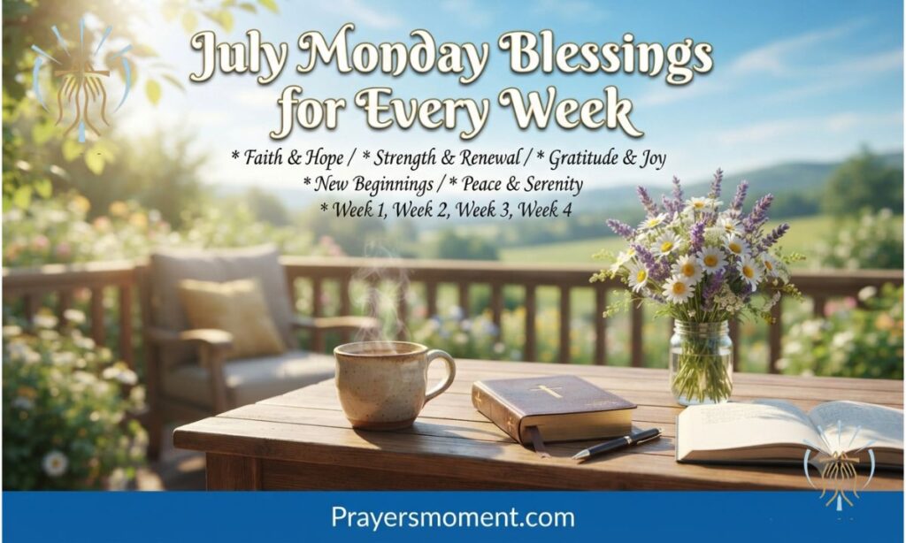 July Monday Blessings for Every Week
