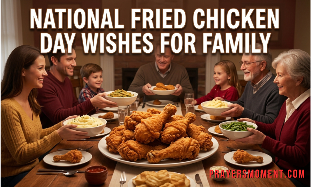 National Fried Chicken Day Wishes for Family