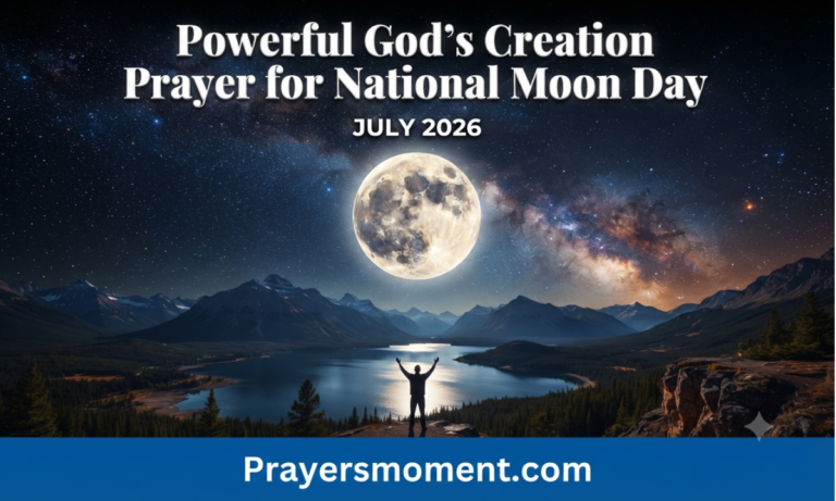 Powerful God's Creation Prayer for National Moon Day (2026)