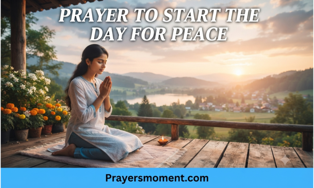 Prayer to Start the Day for Peace