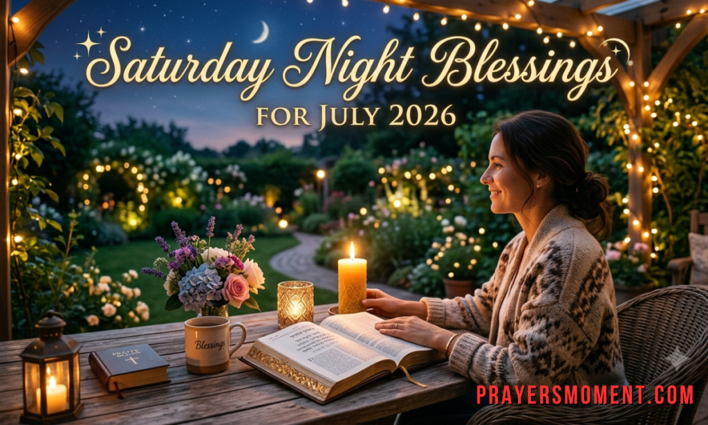 Saturday Night Blessings for July 2026