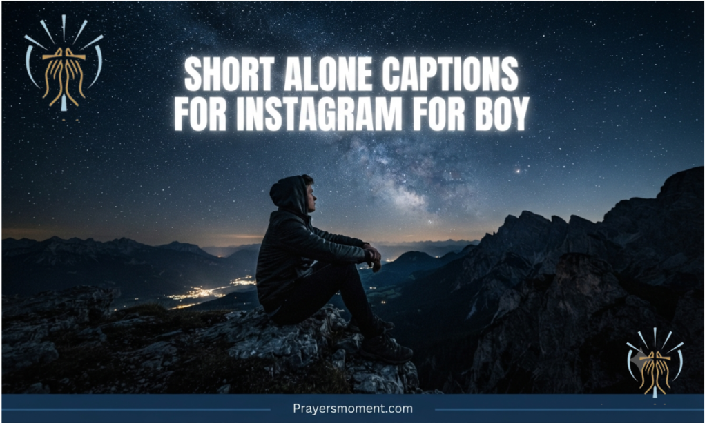 Short Alone Captions for Instagram for Boy 🌙