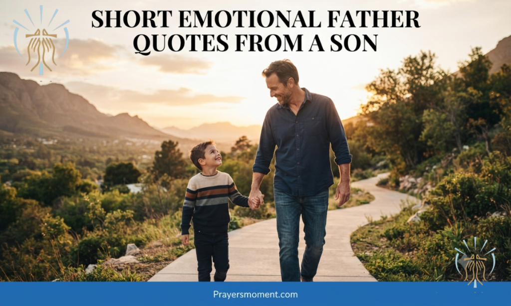 Short Emotional Father Quotes From a Son