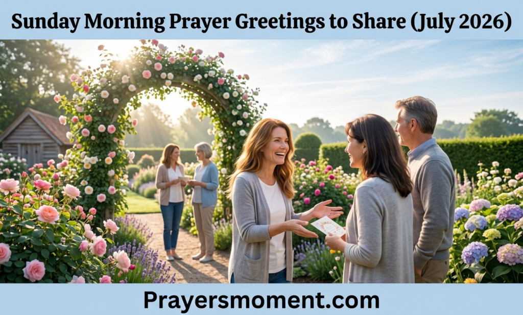Sunday Morning Prayer Greetings to Share (July 2026)