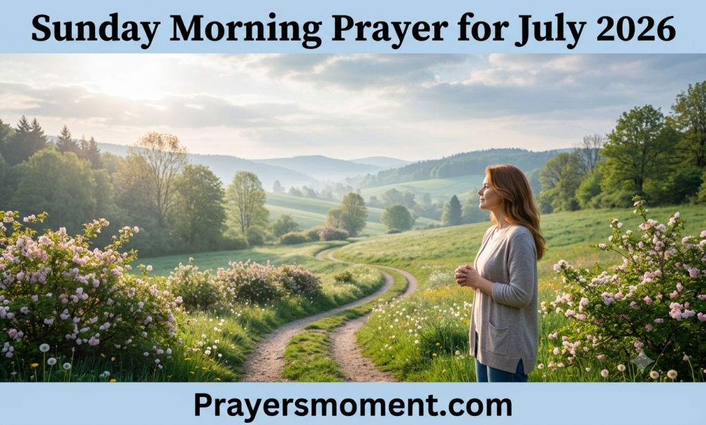 Sunday Morning Prayer for July 2026