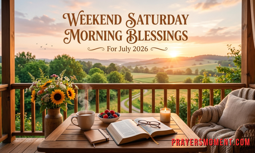 Weekend Saturday Morning Blessings for July 2026