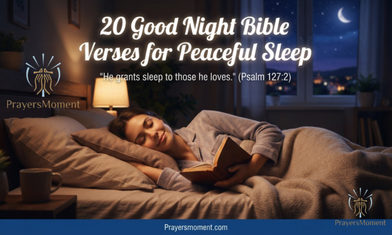 20 Good Night Bible Verses for Peaceful Sleep