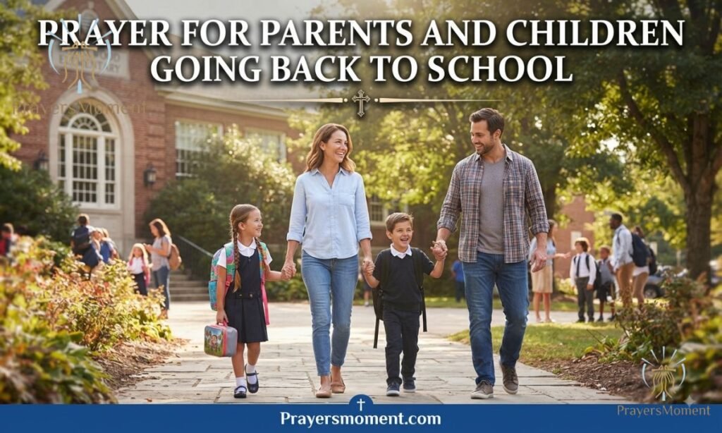 Prayer for Parents and Children Going Back to School