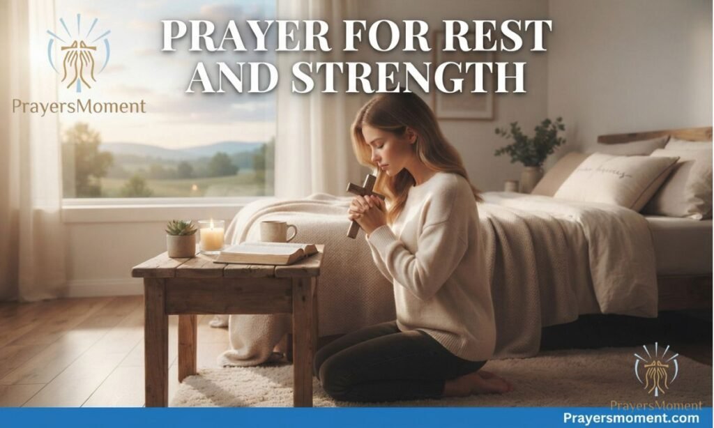 Prayer for rest and strength
